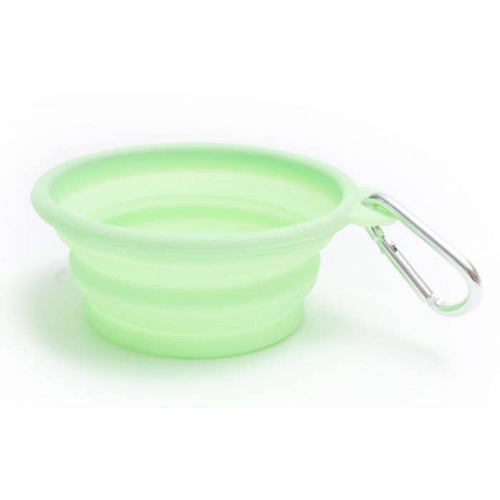 PetLondon - Vente Gamelle – chat et chien - Bol de voyage pliable pour chien vert0