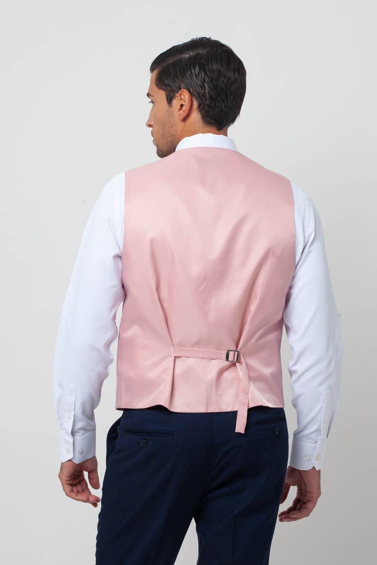 Rose Set Vest with Tie, Checkered Handkerchief w/ Picasso for wholesale on Faire7