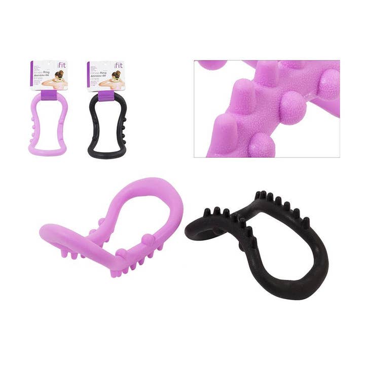 Bodico Fit, Yoga Ring, 21.5x12cm,2asst-Pink/Black for wholesale by Bodico
