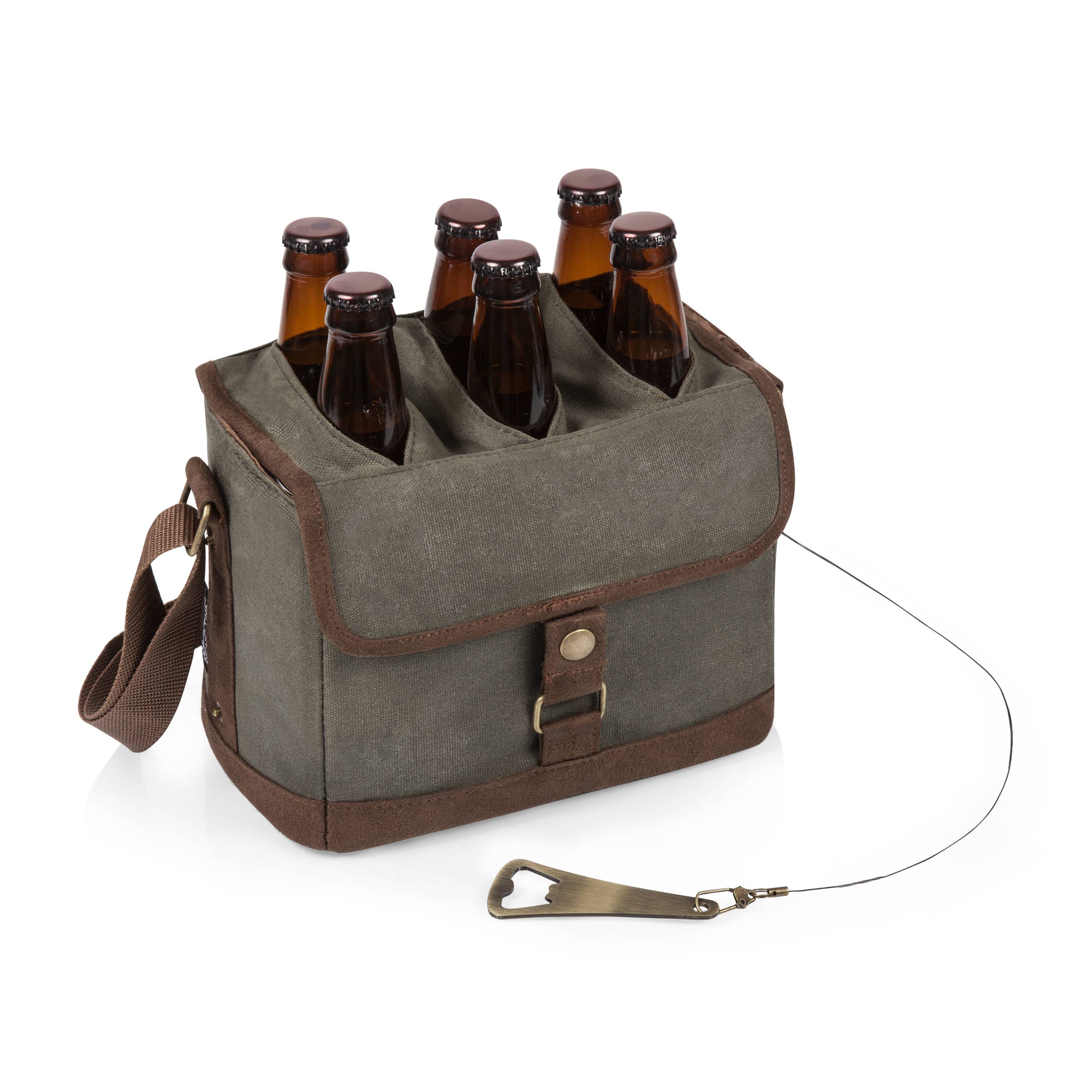 Picnic Time Family of Brands - Wholesale Beer/Wine Caddy - Craft Beer Caddy  Cooler Tote with Opener0
