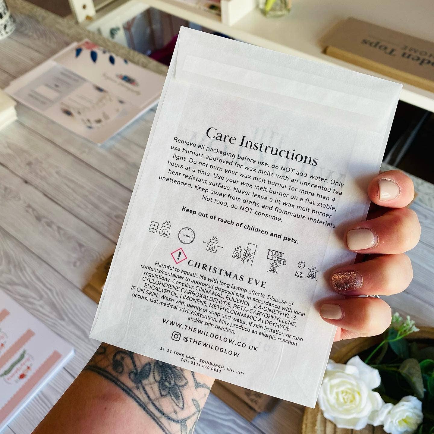 SR Creative Studio - Wholesale Gift Bag - Custom Logo Glassine Wax Melt & Candle Packaging Bag1