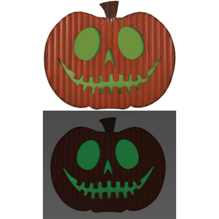 Jack O'Lantern Verandasitter von Fright Nights für den Großhandel von Sunset Vista Designs