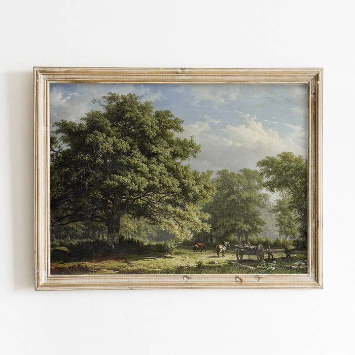 Bentheim Forest Vintage Art Print for wholesale by Paper House Print Shop