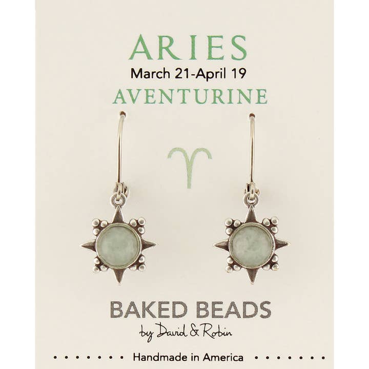 Baked Beads - Wholesale Dangle Earrings - Zodiacstone Natural Stone Earring