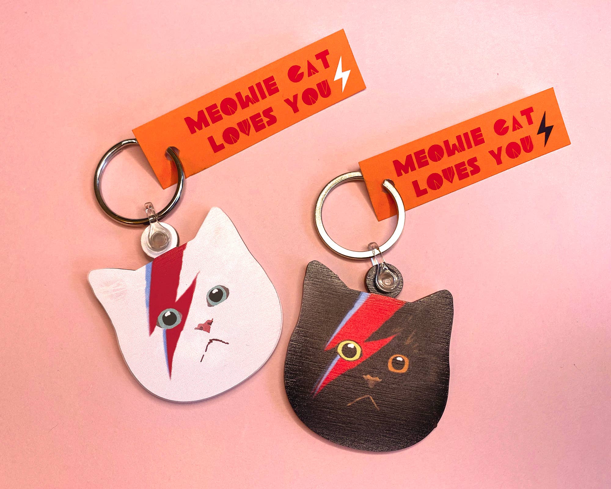 Childstar Samantha – wholesale Keychain – Unisex – Black Cat Keyring - Sustainable Wood Keychain Fob1