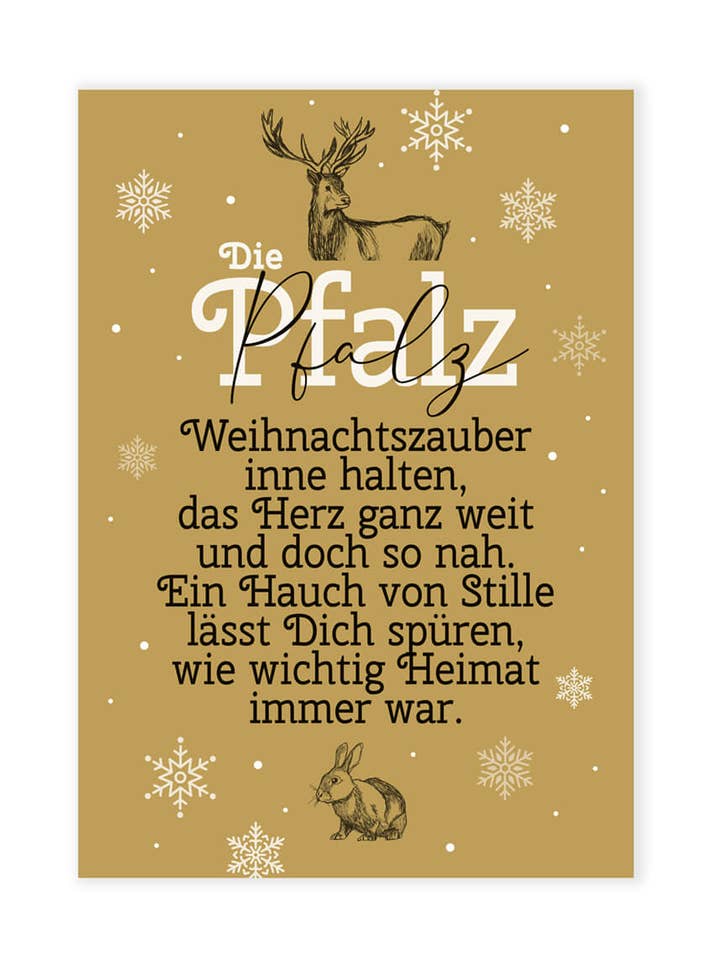 Le Palatinat | Cartes de Noël pour la vente par Paul macht blau
