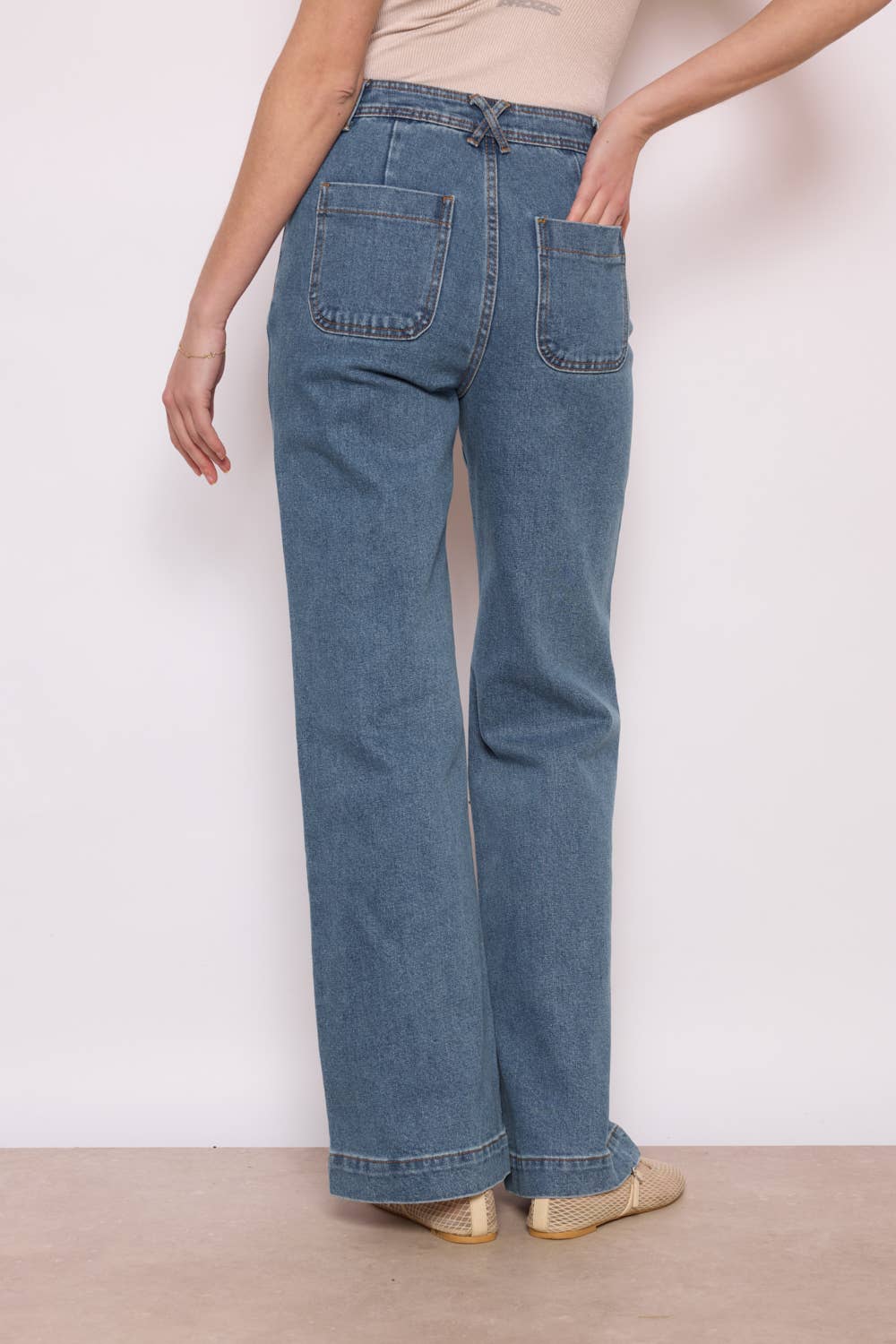 MYSTERY JANE - Vendita all'ingrosso Jeans - Donna - Jeans bohemien modello A0053