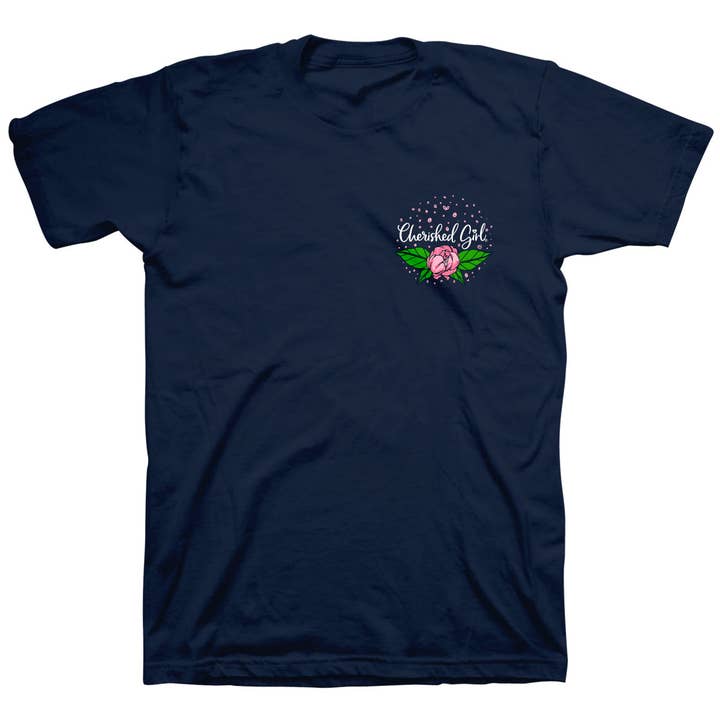 Athletic Navy Cherished Girl Womens T-Shirt Way Maker for wholesale on Faire