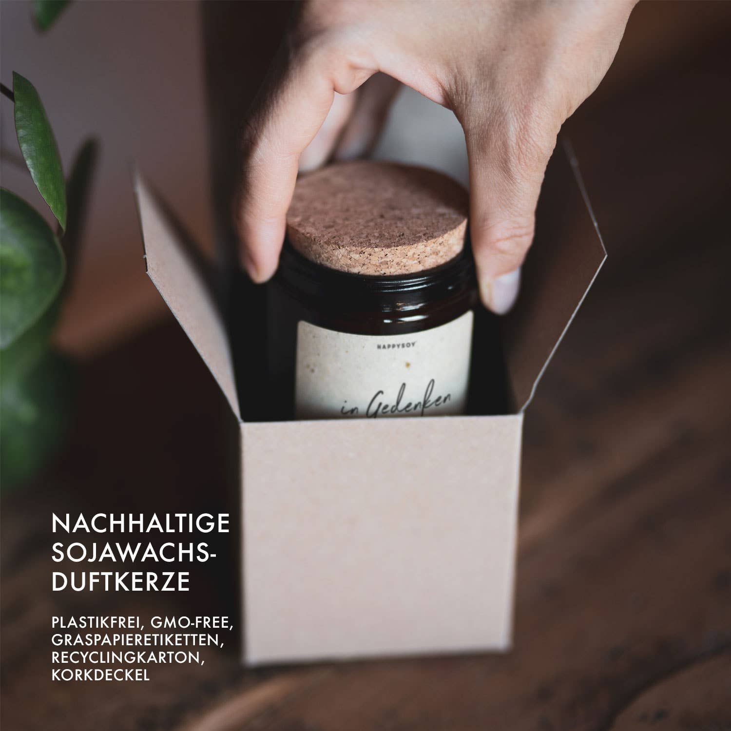 Happysoy - Vente Bougie en bocal - Bougie parfumée | En mémoire d’un être cher8