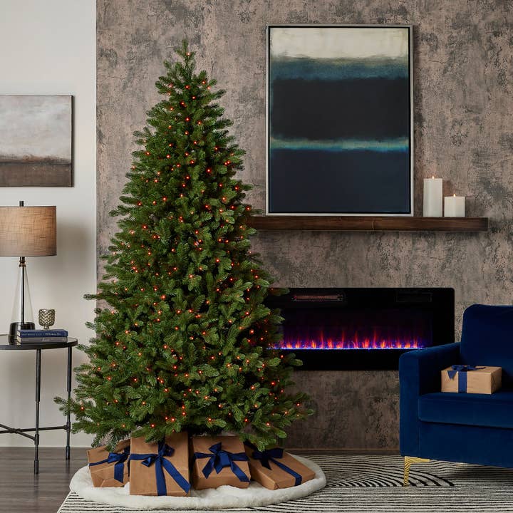 Seasonal LLC - Wholesale Artificial Christmas Tree - Palmetto Pine Tree with 9 Light Functions, Dual LED Lights2