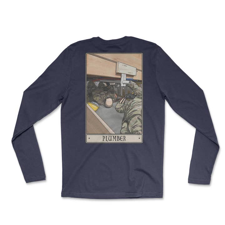 Plumber Long Sleeve for wholesale by Platoon Daddy LLC