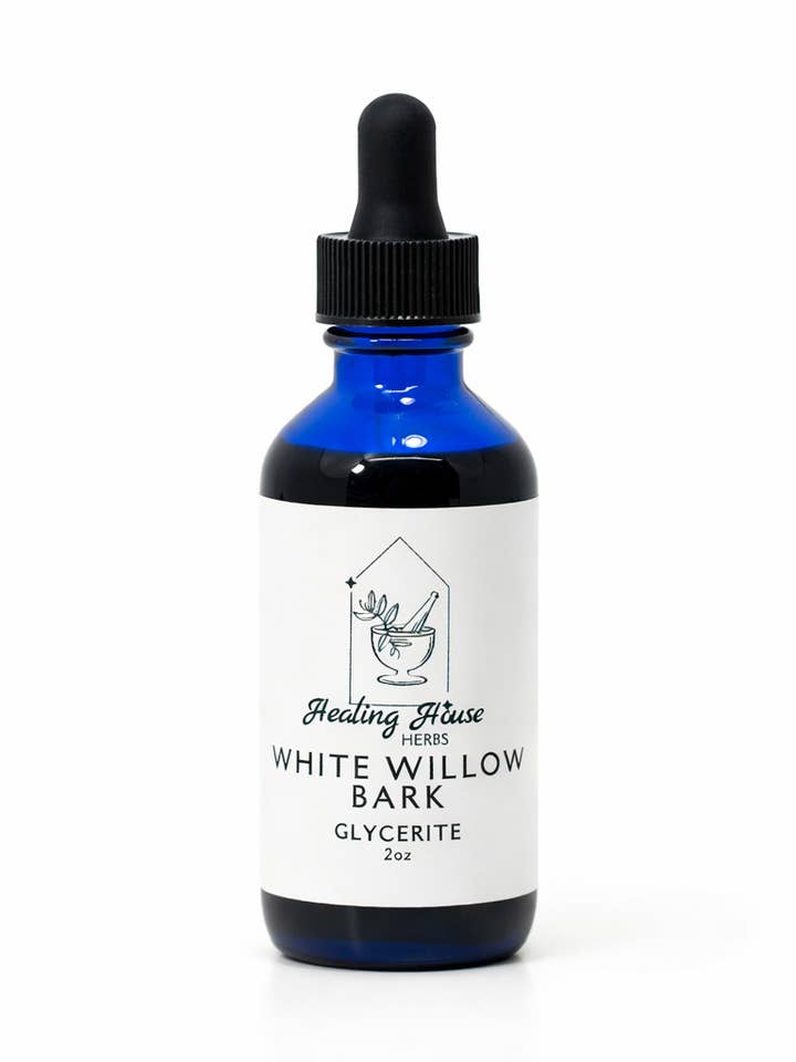 White Willow Bark Glycerite for wholesale by Healing House Herbs