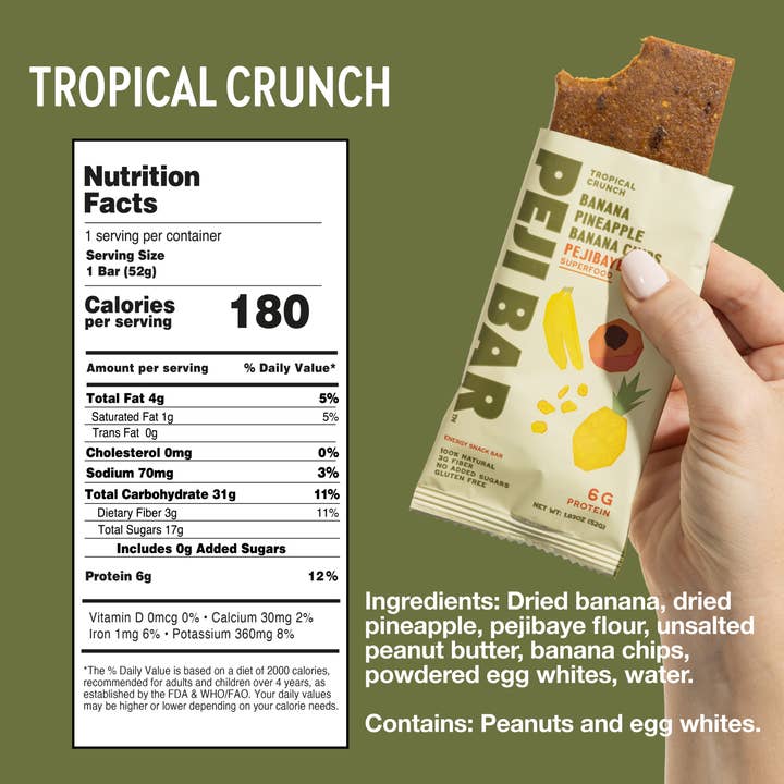 PEJI BAR - Wholesale Snack Bar - Tropical Crunch6