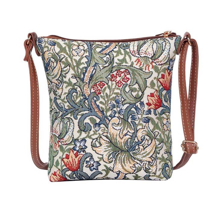 William Morris Golden Lily - Sling Bag for wholesale by Signare Tapestry