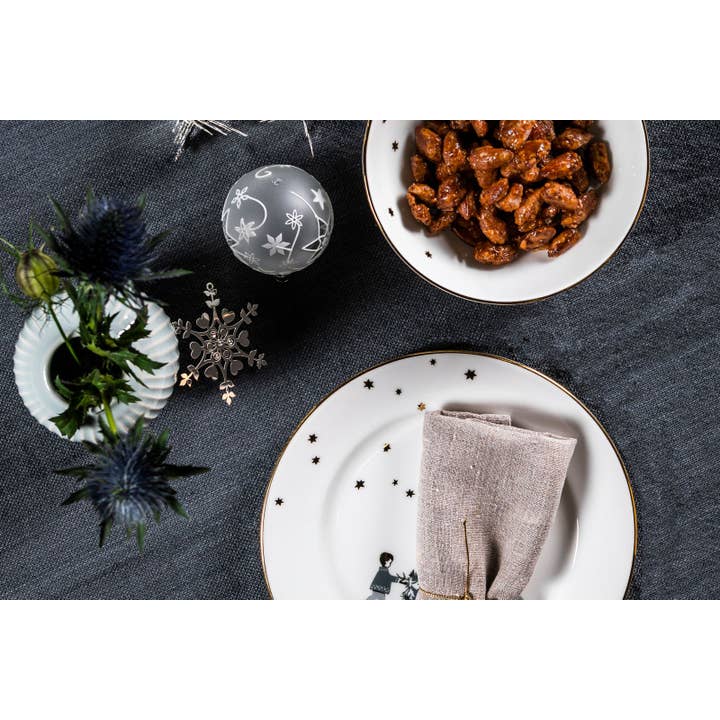 Jette Frölich Design - Wholesale Dinner Plate - Winter Stars, Plate with Christmas Tree, 21 Cm3