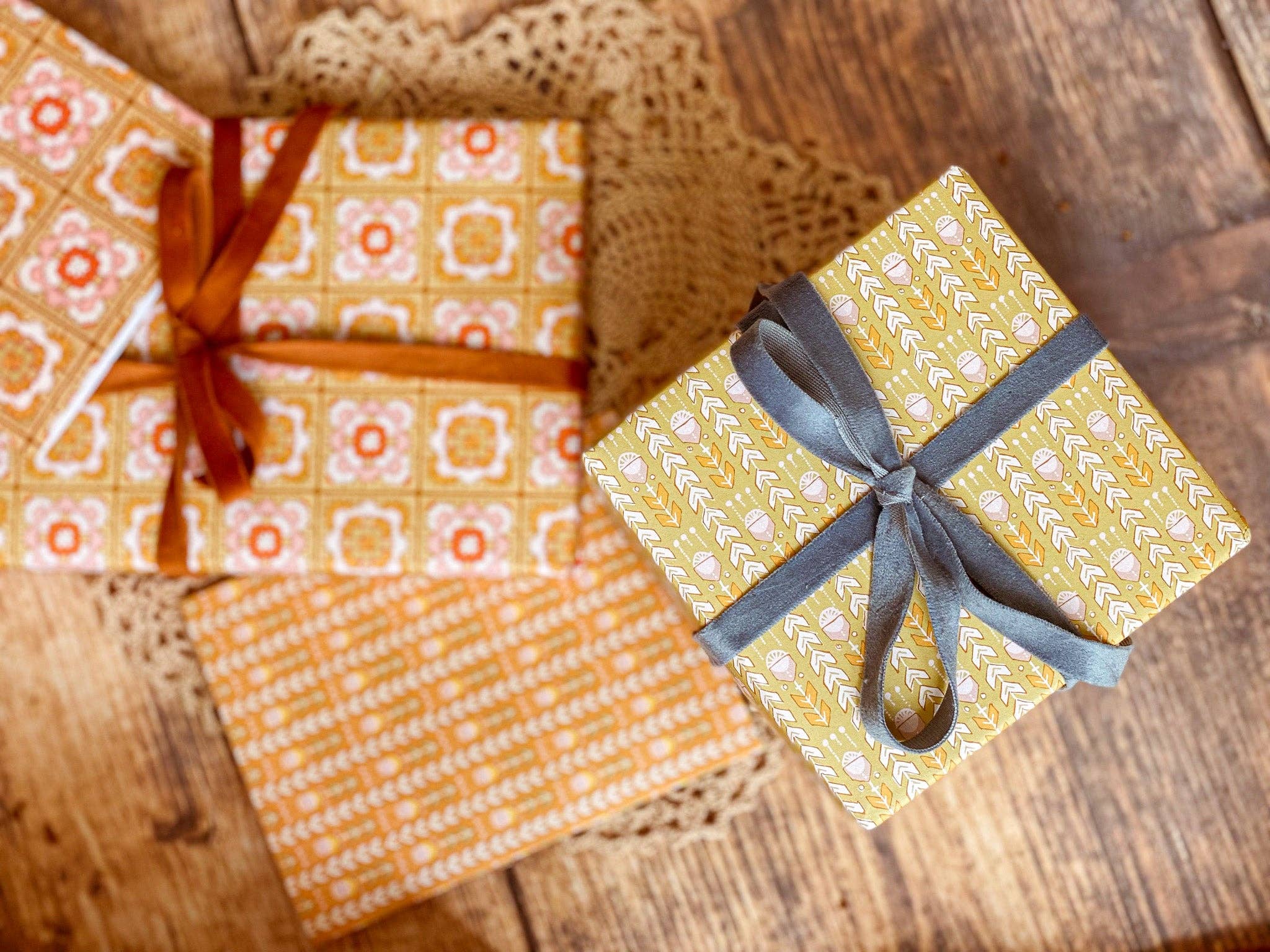 re:mused studio - Wholesale Flat Wrap - Petalcraft Gift Wrap Sheet-Double Sided9