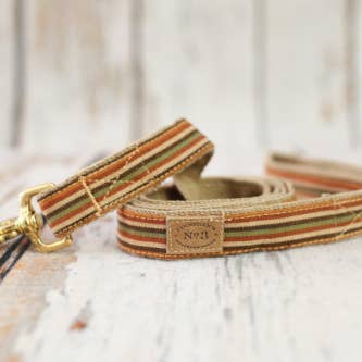 1” SIENNA STRIPE LEAD for wholesale by Finnegan’s Standard Goods