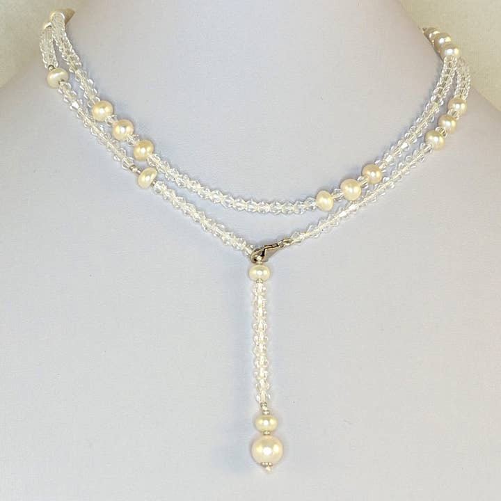 Waist Chain Of Crystals And Pearls for wholesale by Ping Ping Jewellery