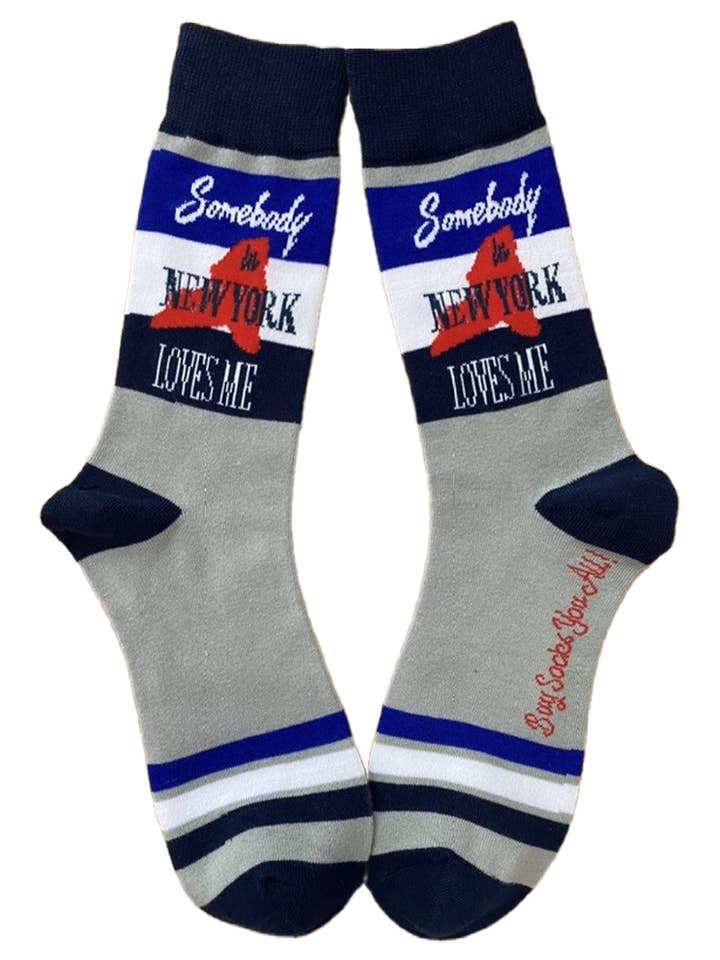 Somebody in New York Loves Me Men's Sock for wholesale by Buy Socks You All