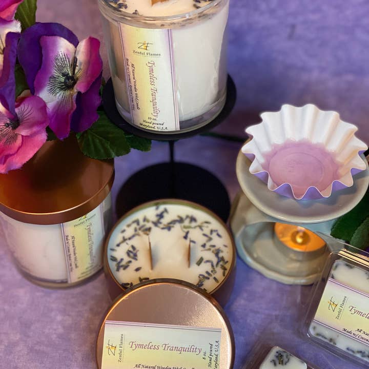 Zenful Flames Candle Co. – wholesale Doftvax – Zenful Flora samling vax tårtor1