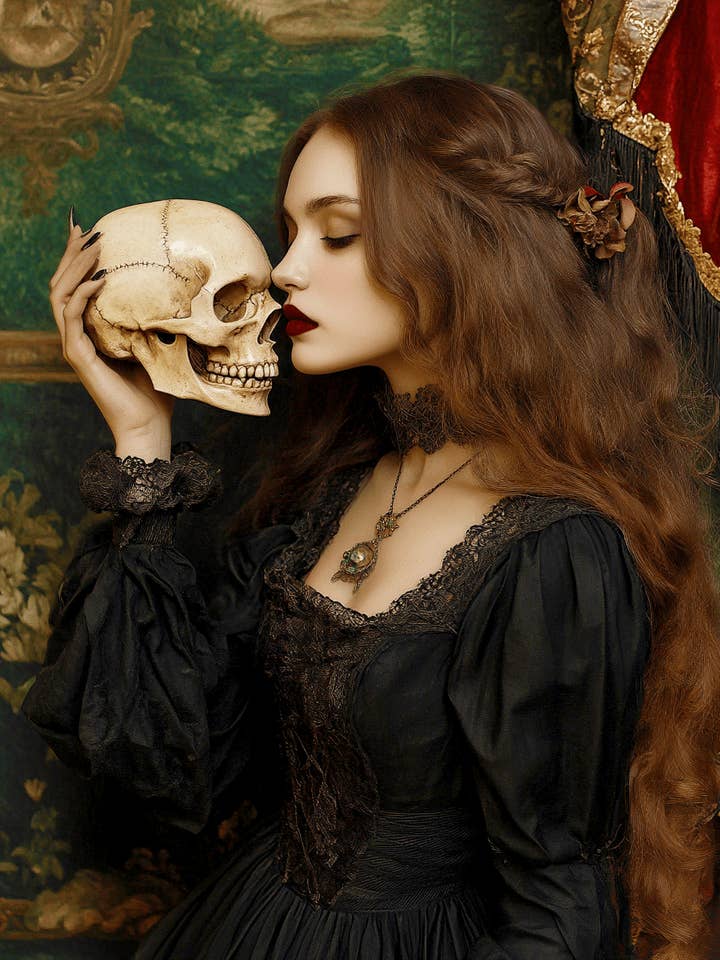 Impressões de Arte de Amor Perdido Gótico - Arte Gótica 20x25 cm por atacado de Mowbi