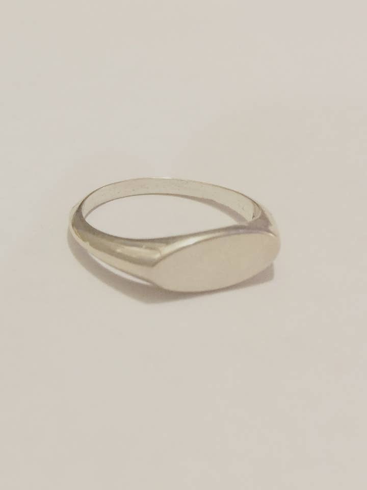 Signet Ring Engraved for wholesale by Zahavah Jewelry