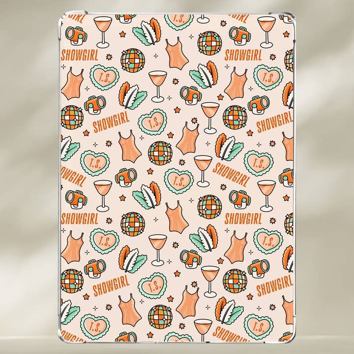 Taylor Showgirl Inspired Kindle Insert, Orange for wholesale by Nearly June Design Co
