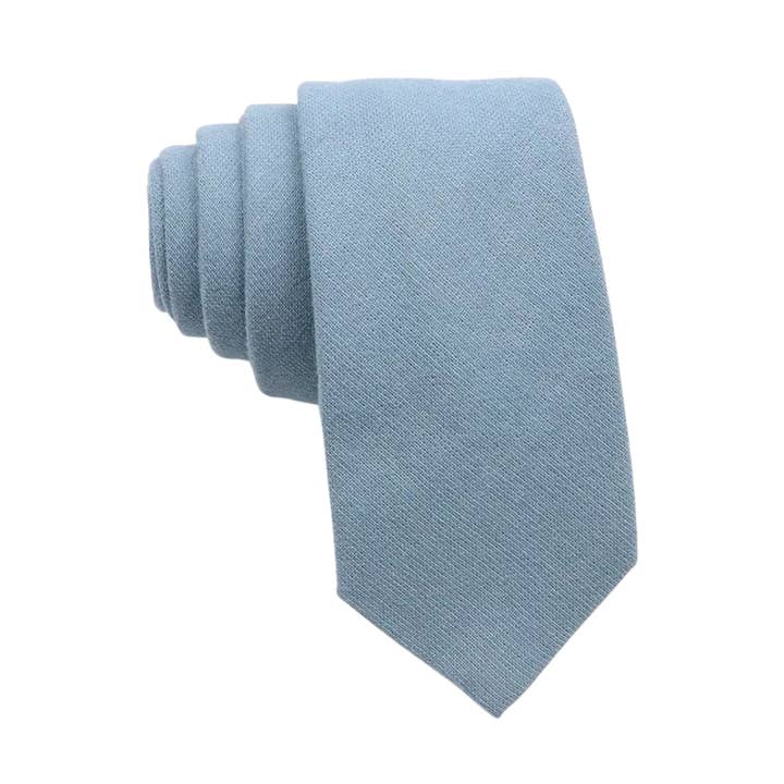 Azul empoeirado por atacado de Tie Mood