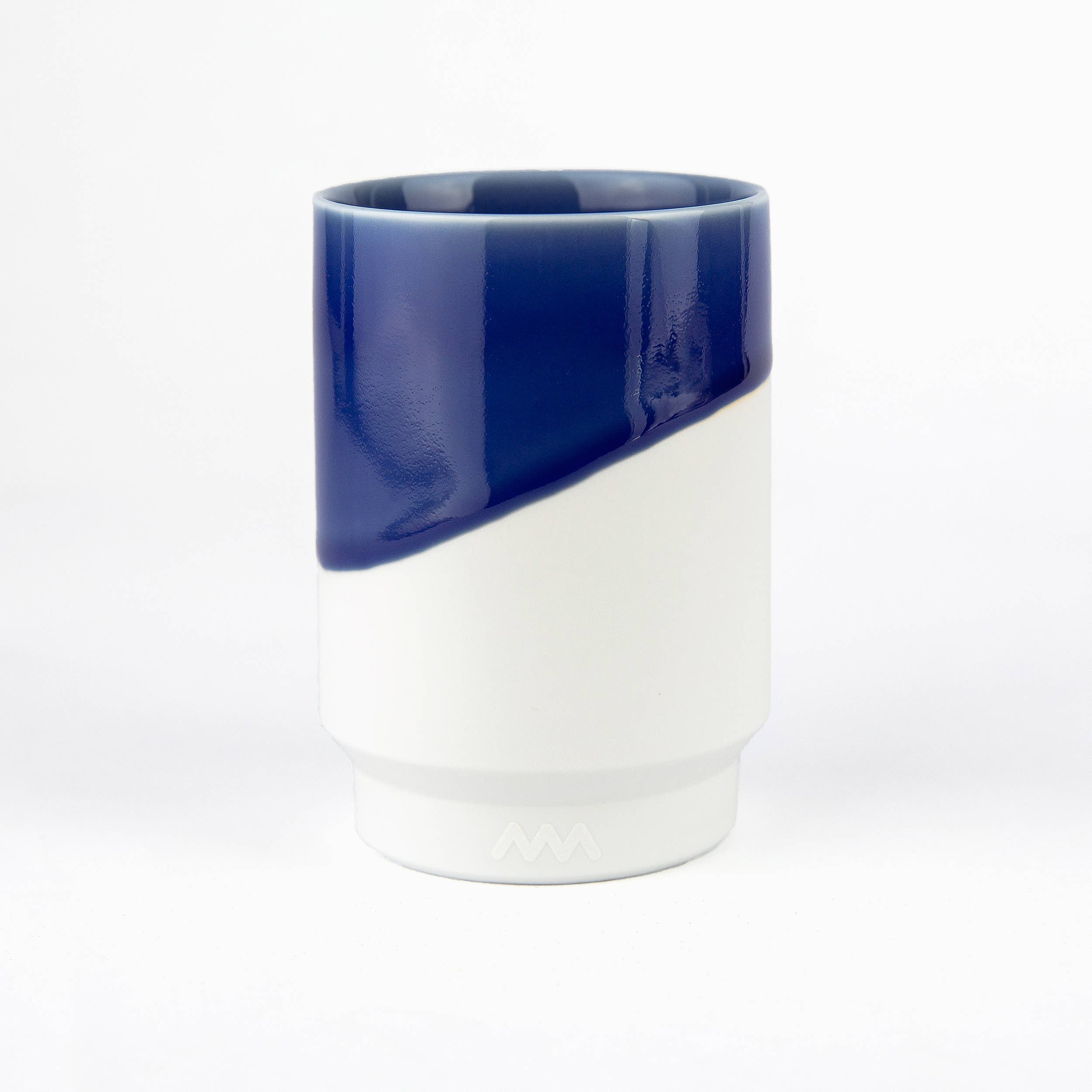 Asemi Co. - Wholesale Drinking Glass/Cup - Hasami-yaki Cup Indigo Diagonal0