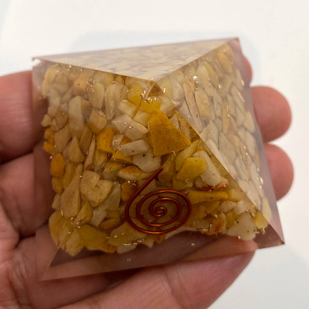 VIE - Wholesale Spiritual Stone/Crystal - Orgone Reiki Healing Pyramid, 5.5cm14