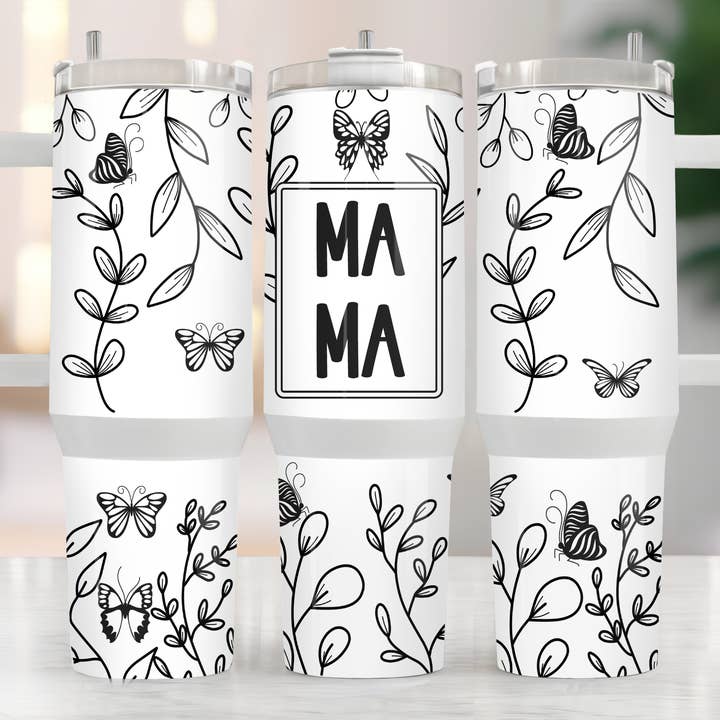 40oz MAMA TUMBLER för wholesale av Mama’s Grit and Grace