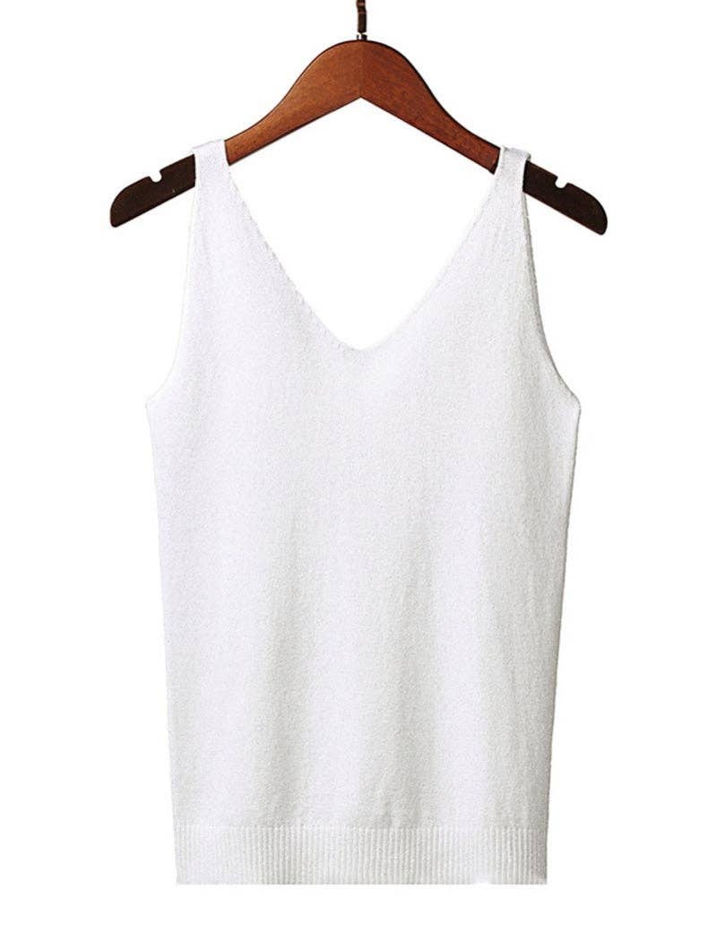 safistyle - Wholesale Camisole - Women's - Glitter V-Neck Cami Top21