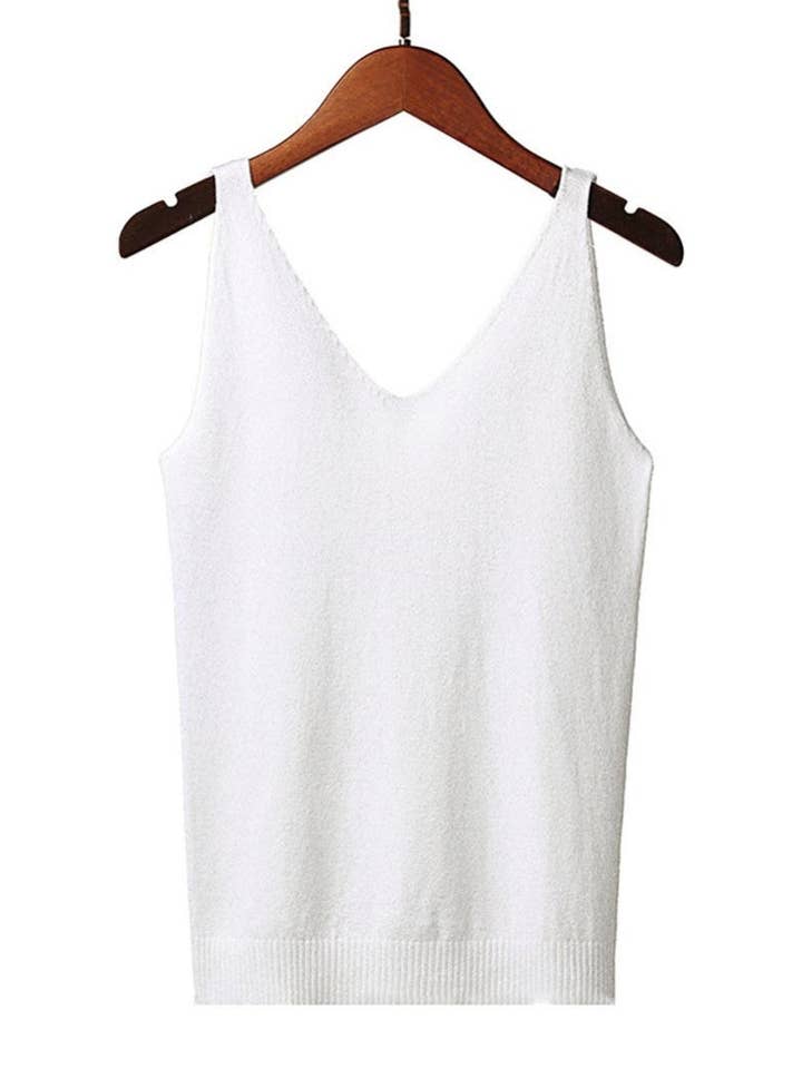 safistyle - Wholesale Camisole - Women's - Glitter V-Neck Cami Top21