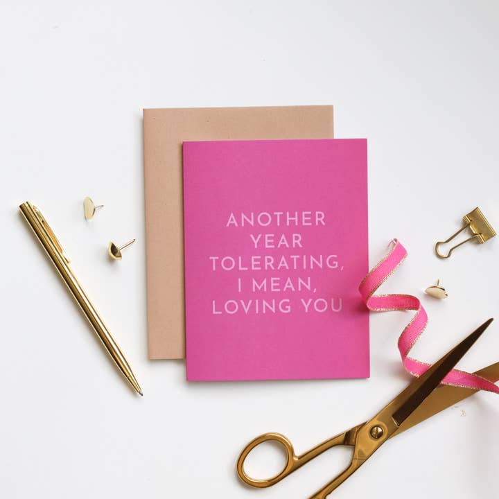 Ein weiteres Jahr, um dich zu tolerieren, ich meine, dich zu lieben für den Großhandel von Lemon Milk Paper Co