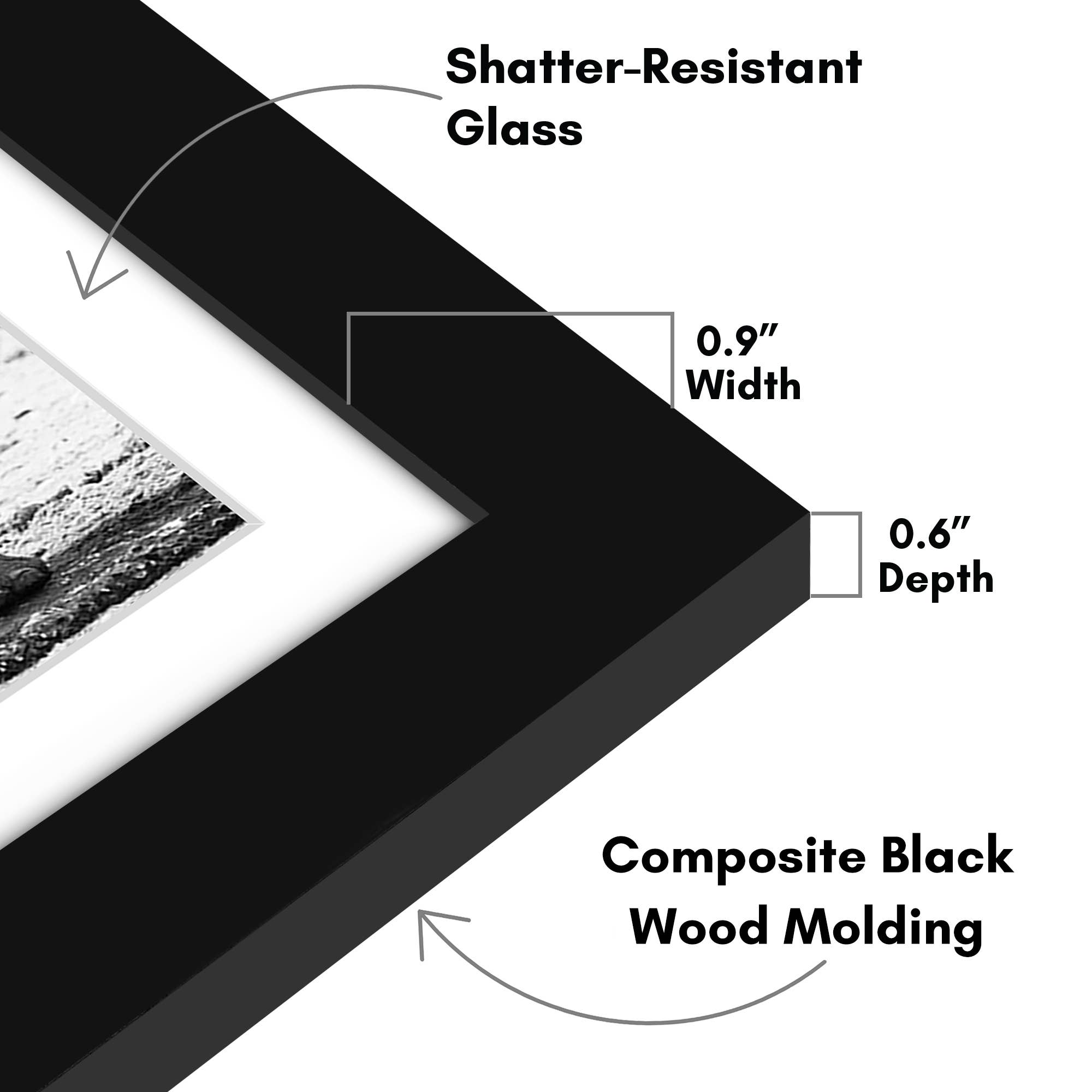 Americanflat - Wholesale Picture Frame - Americanflat Picture Frame with Mat Standard Molding17