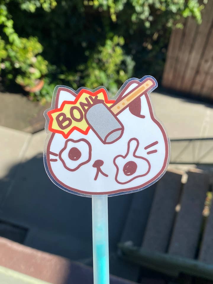 bonk cat sticker for wholesale by CATDAD SHOP
