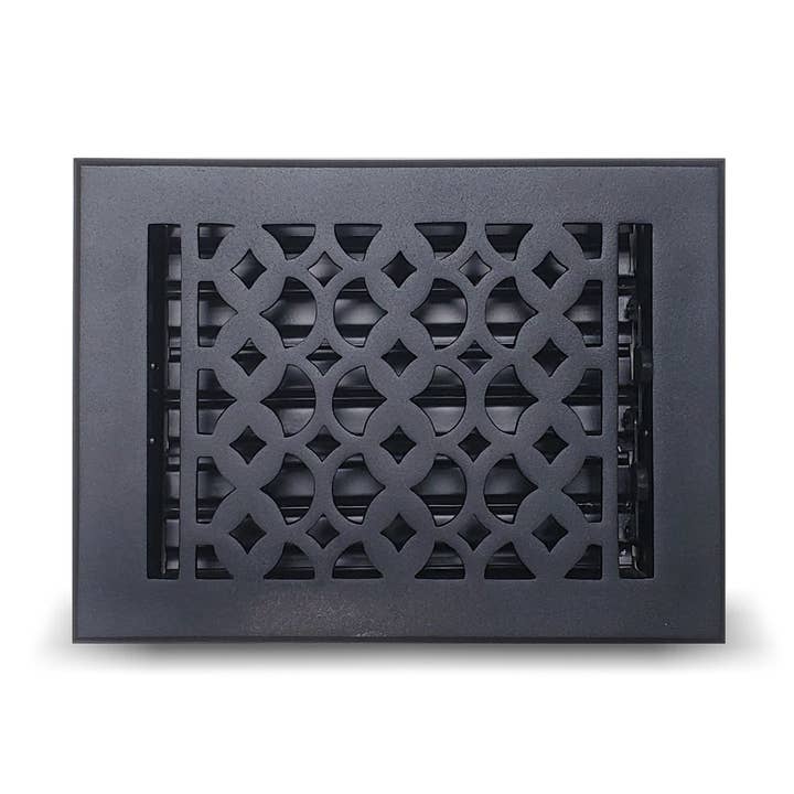 Registre de plancher en fonte d'aluminium 6 po X 8 po VR-100 pour la vente par PRIMA DECORATIVE HARDWARE INC