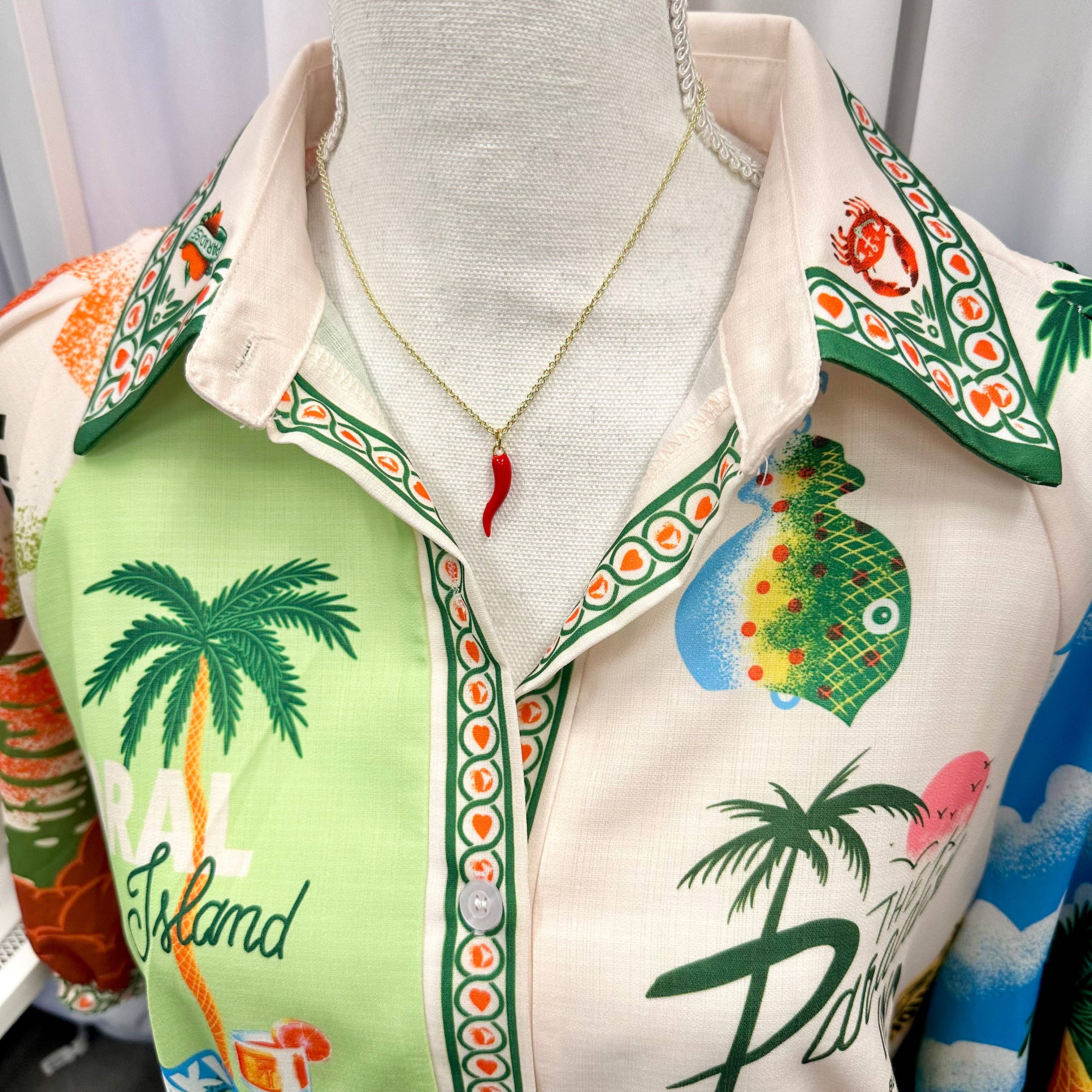 Love, Lisa - Wholesale Pendant/Charm Necklace - Tatiana Italian Horn Necklace3