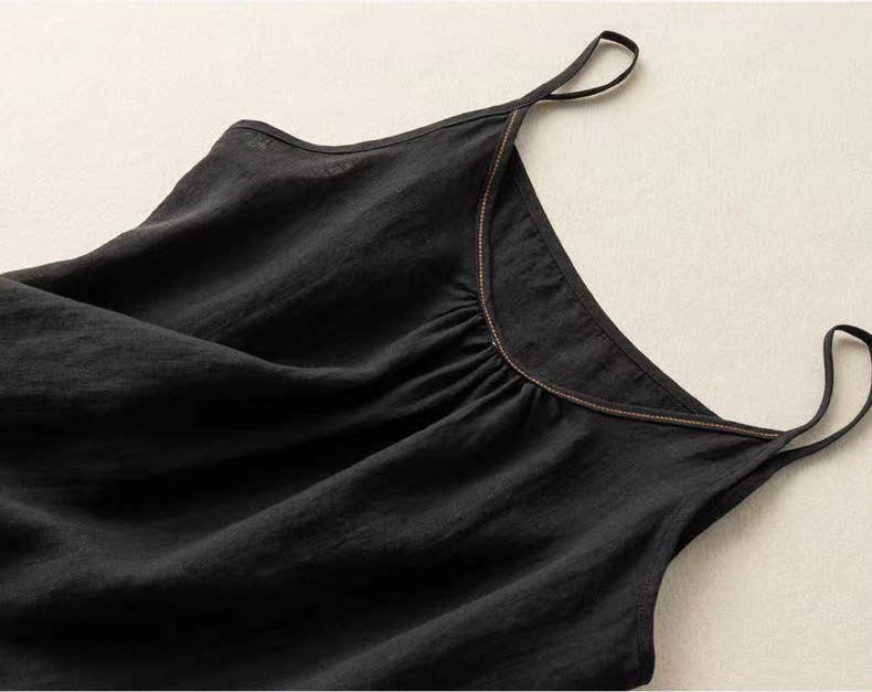 Hope & Sunshine - Wholesale Tank Top - Women's - Cotton Linen Camisole Tank Top1