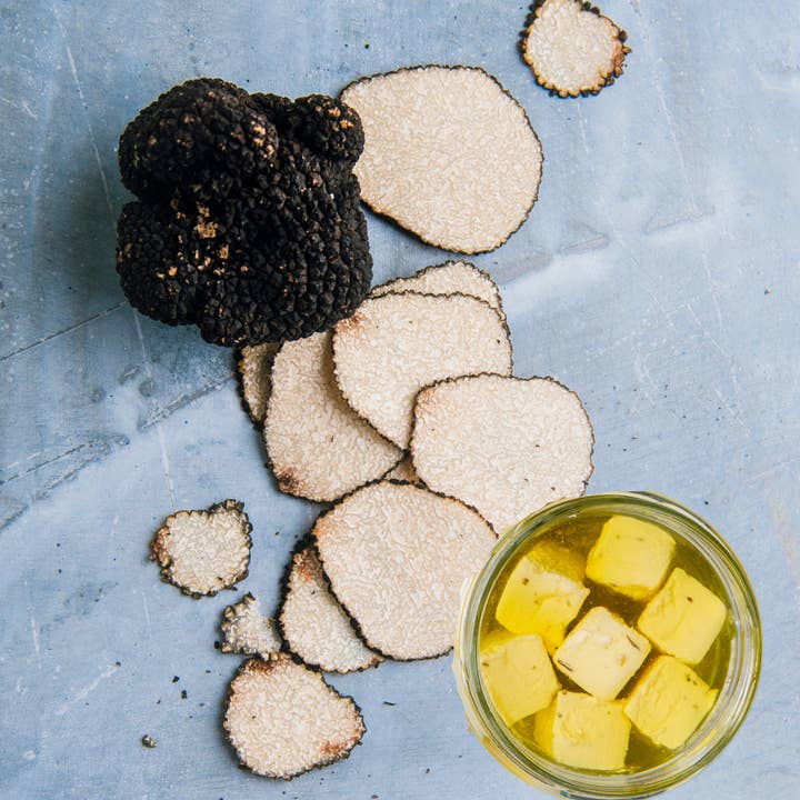 Belle Chevre & Chevoo - Wholesale Cheese - Chevoo Italian Black Truffle Goat Cheese1