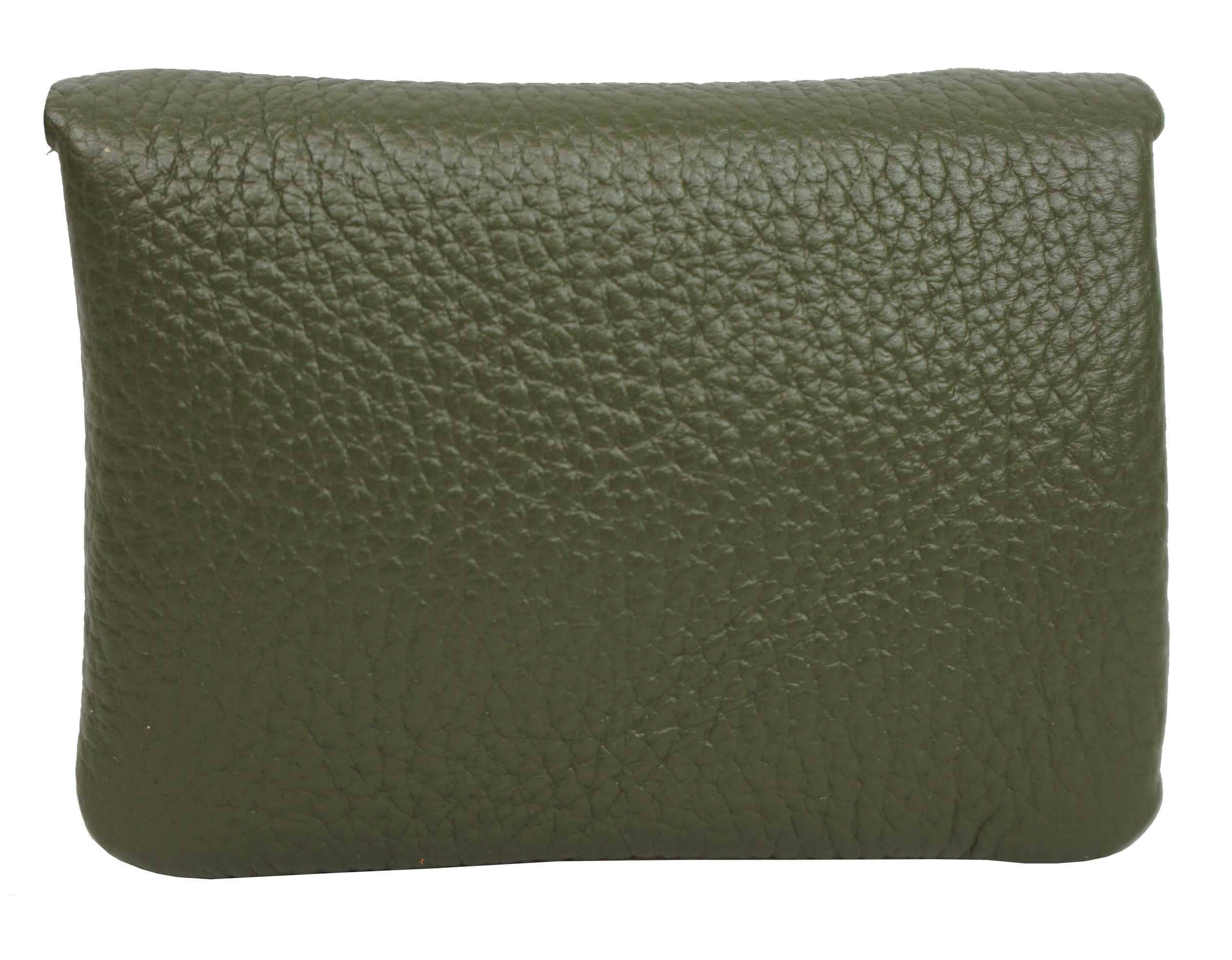 Anais - Wholesale Wallet - Women's - Plain leather wallet with matte gold metal button PMD2700M5