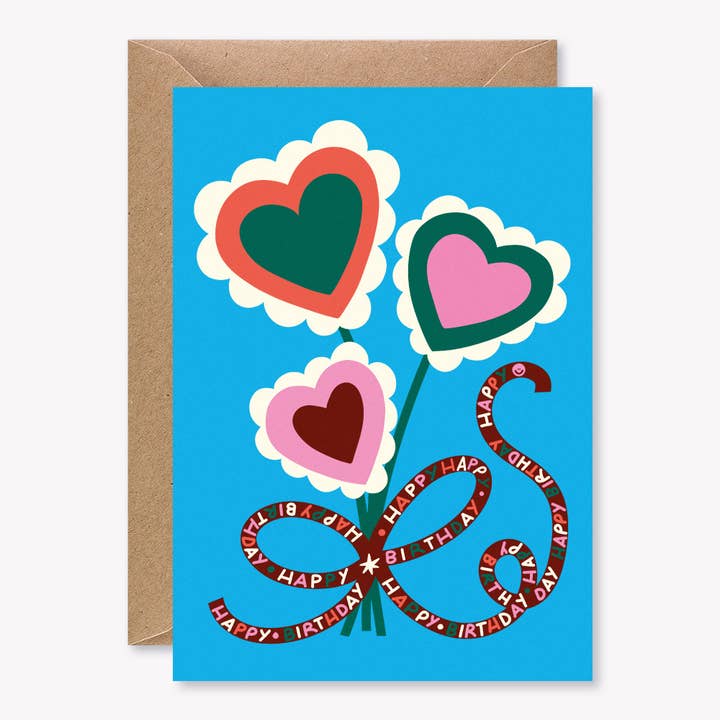 Happy Birthday #4 - Greeting card for wholesale by Lulu la nantaise