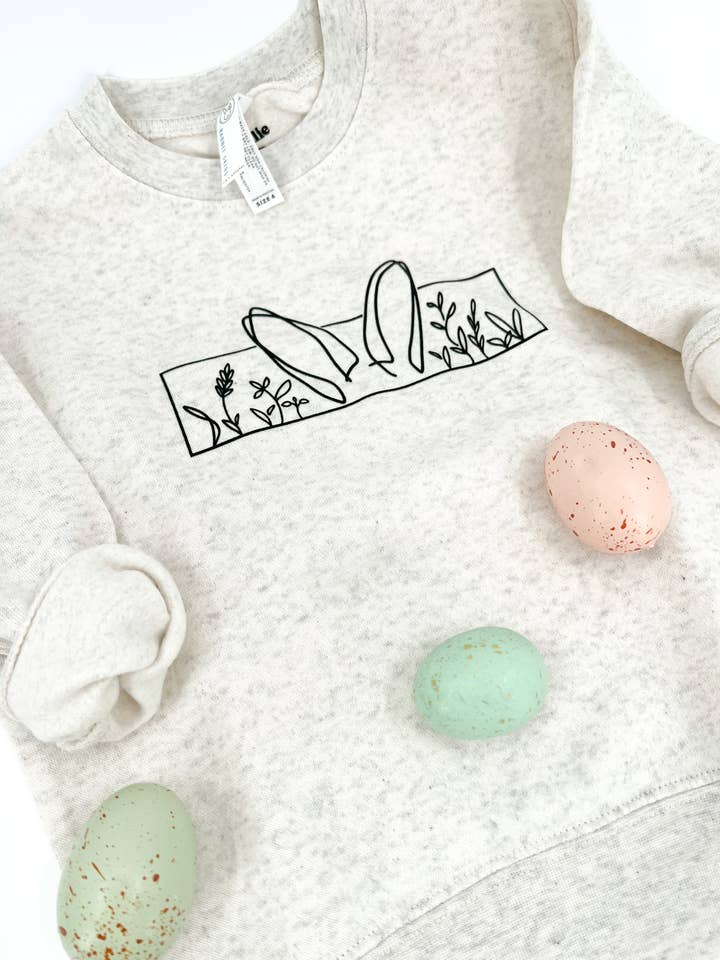 Cuello redondo de conejo minimalista para niños pequeños para venta al por mayor de Ellie Jade Co