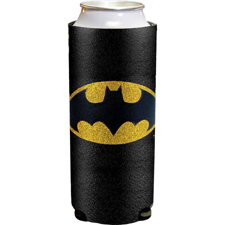 Batman Logo Slim Can Cooler for wholesale by Spoontiques, Inc