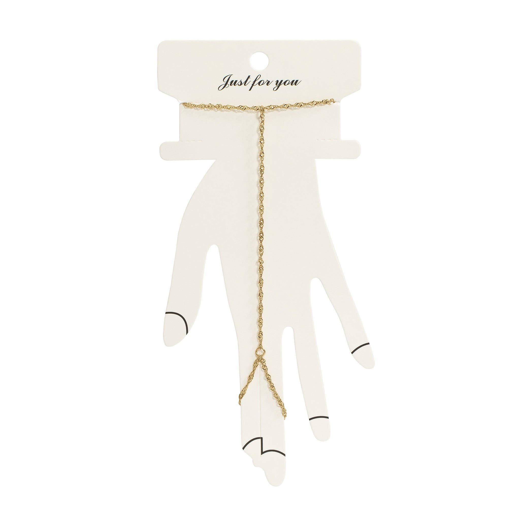 WJW - Wholesale Link & Chain Bracelet - 18K Gold PVD Stainless Steel Singapore Hand Chain4