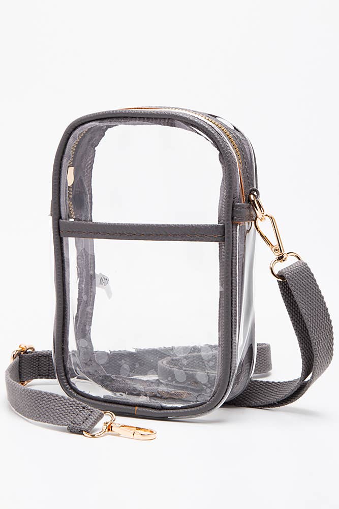 Hana - Venta al por mayor Bandolera - Mujer - Bolsa Crossbody Stadium transparente4