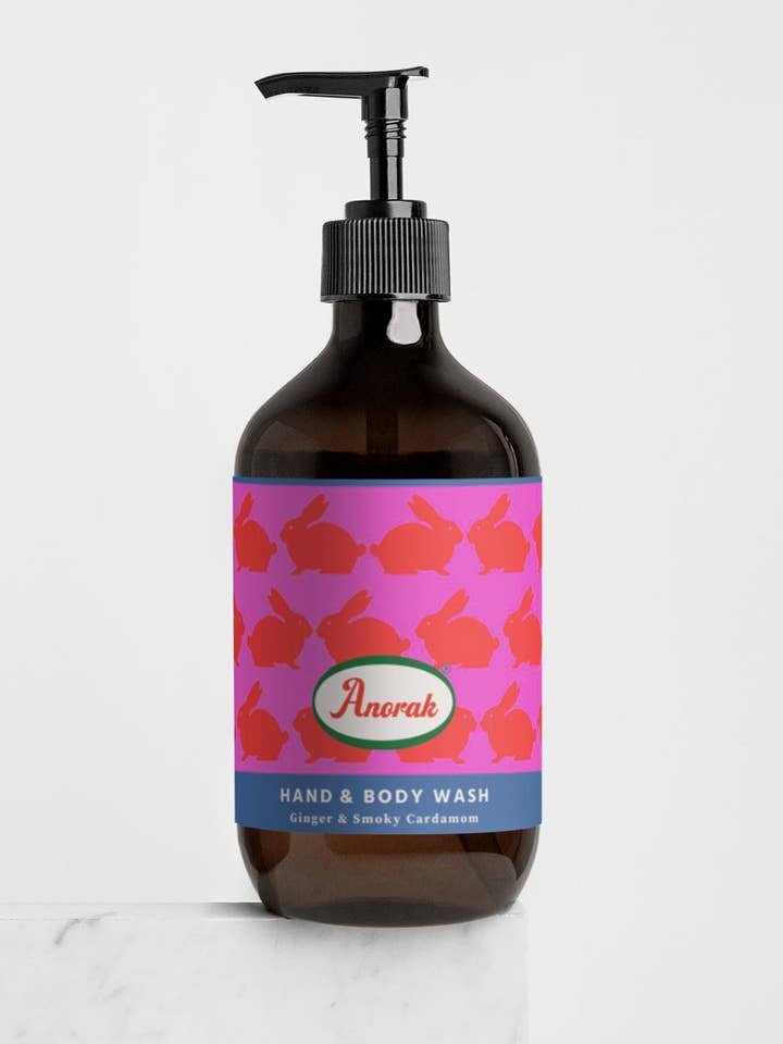 Anorak Kissing Rabbits Hand & Body Wash (490ml) for wholesale by Anorak