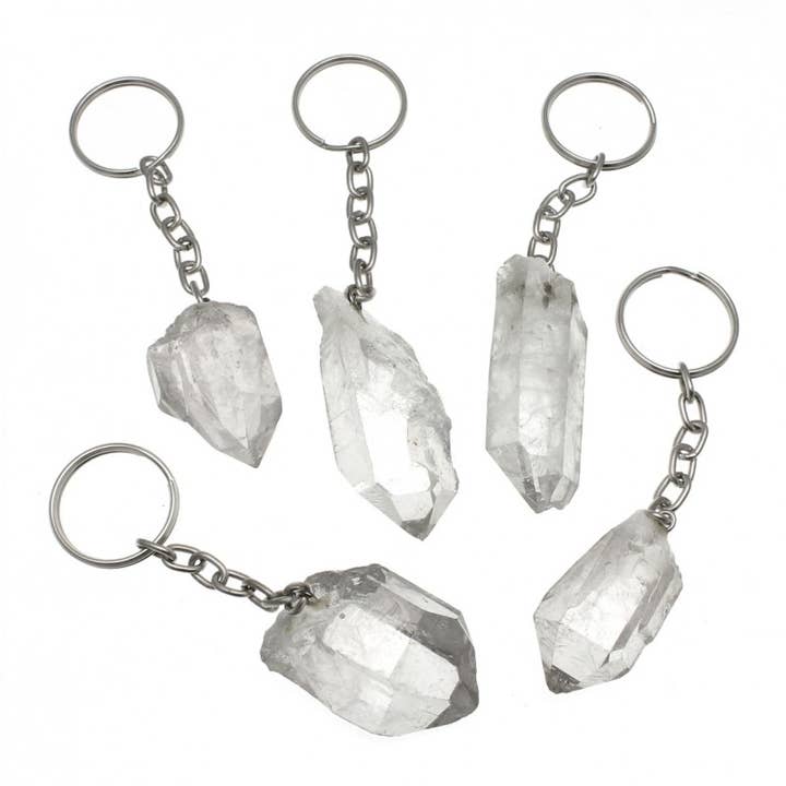UniArt - Wholesale Keychain - Unisex - Raw Quartz Keychain1