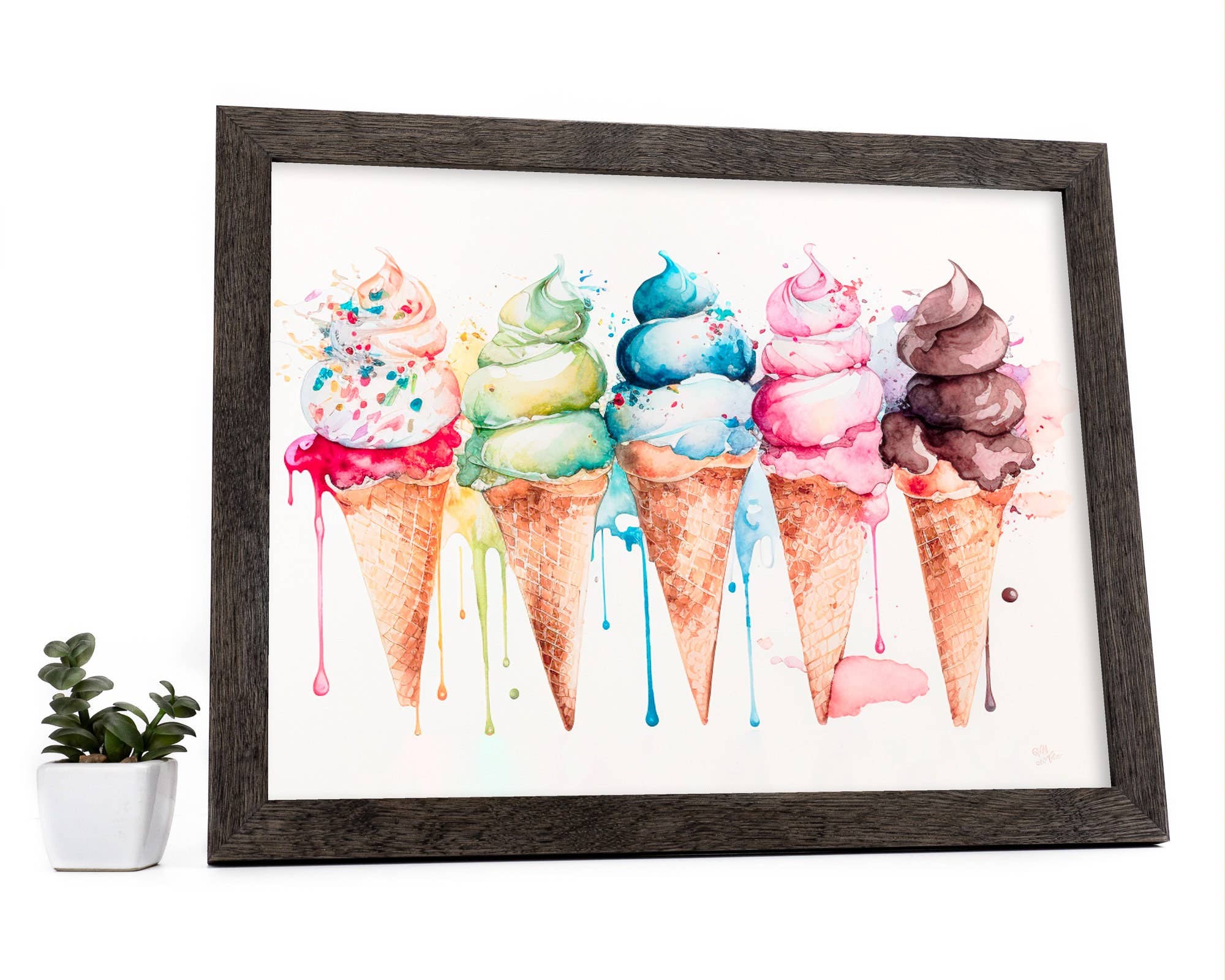 SIA EventFrame - Wholesale Picture Frame - Modern Oak Hardwood Picture Frame In 1" Flat Style6