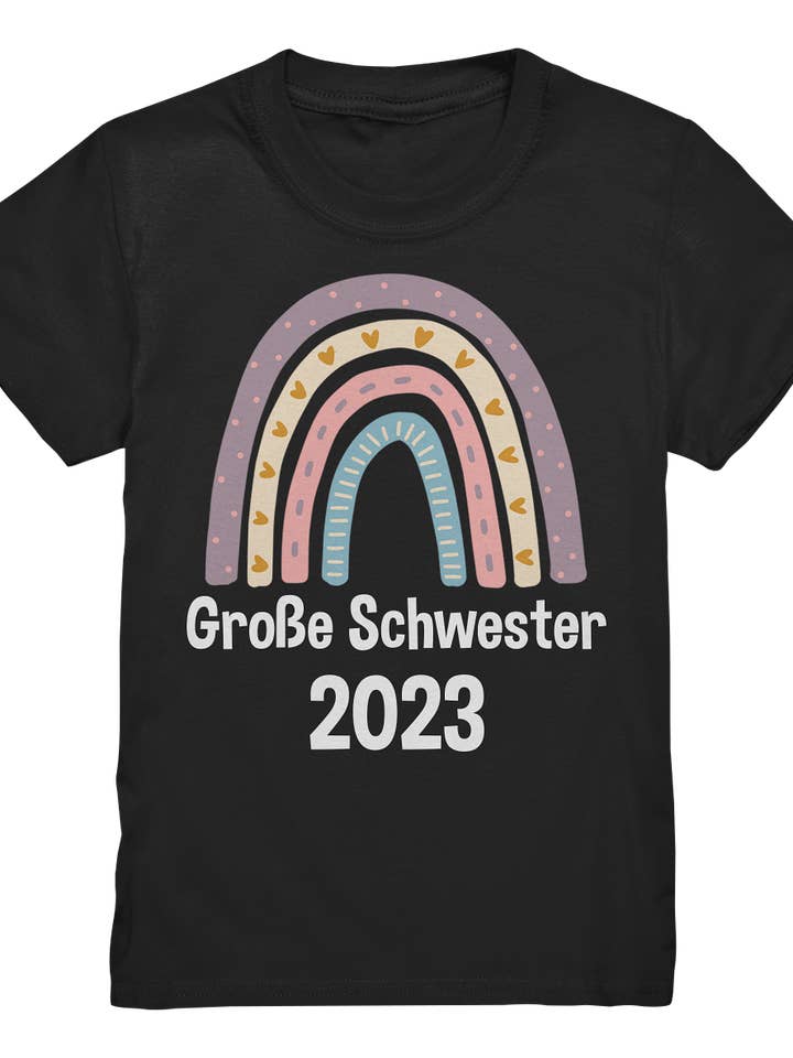 Big Sister 2023 Rainbow Big Sister shirt for wholesale by Tigerlino®